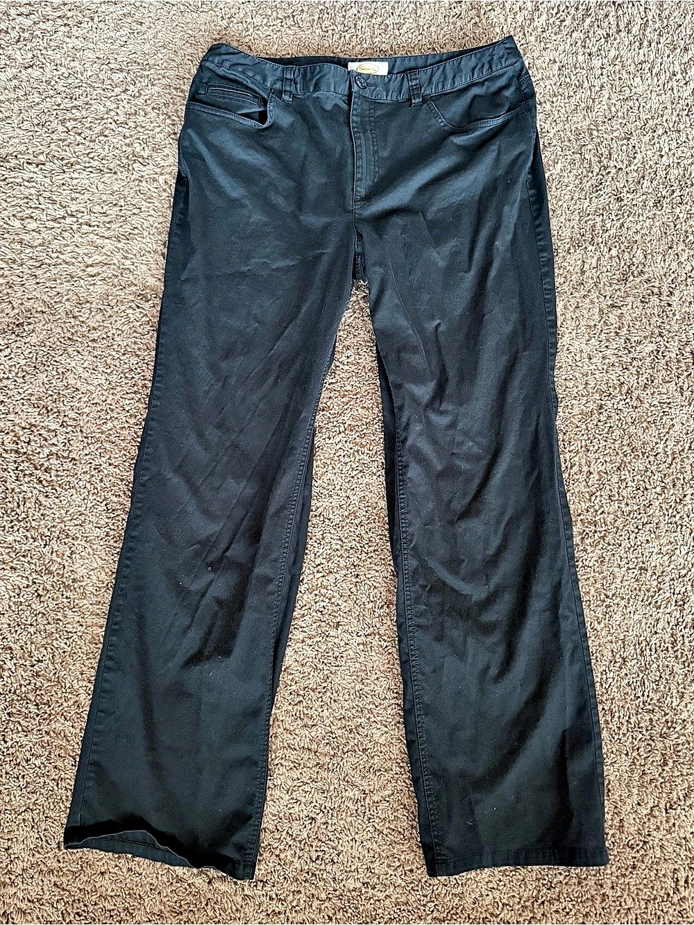 Talbots Stretch Pants Black Stretch Flare Pants Size 12